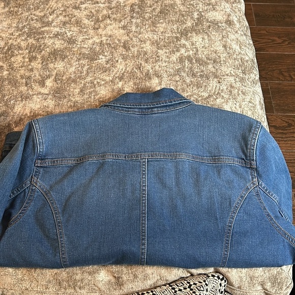 Social Standards by Sanctuary Stretch Denim Jacket Sz XL Shade- Winnie​​​ - Picture 8 of 9
